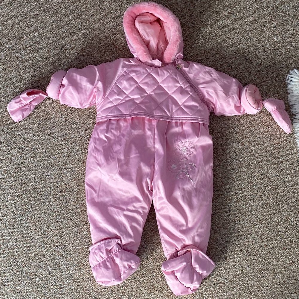 18M Pink Snowsuit